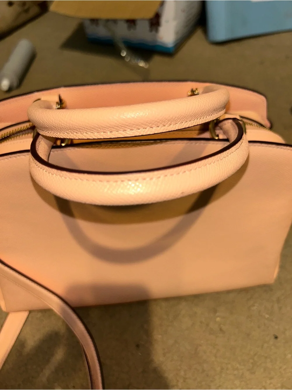 Coach pebble leather